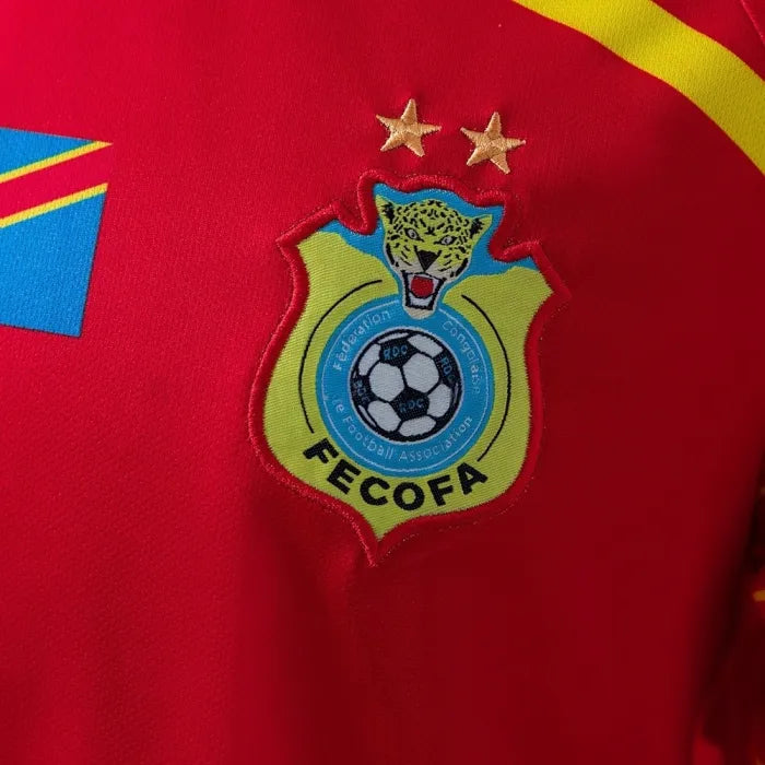 Congo Red Jersey 2026 World Cup Football Kit Soccer Shirt