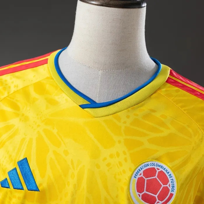 Colombia Home Jersey 2026 World Cup Long Sleeves Football Kit Soccer Shirt