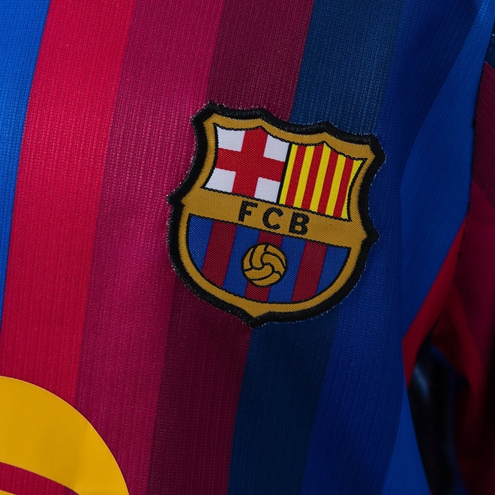 Kids Barcelona Home Jersey 2026-2027 Football Kit Soccer Shirt