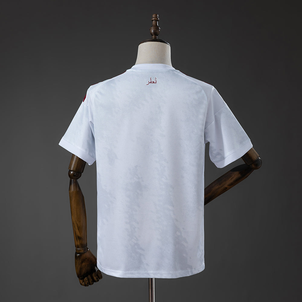 Qatar Away Jersey 2026 World Cup Football Kit Soccer Shirt
