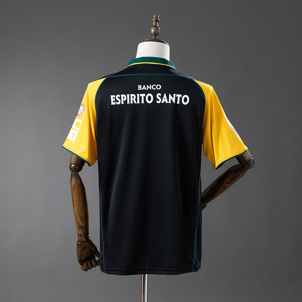 Sporting CP Jersey 2002-03 Away Retro Football Kit Soccer Shirt