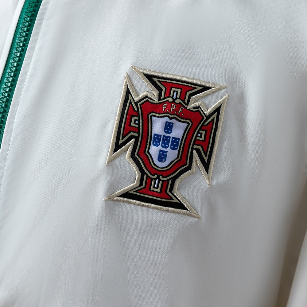 Portugal Windbreaker 2010 White Football Soccer Jacket