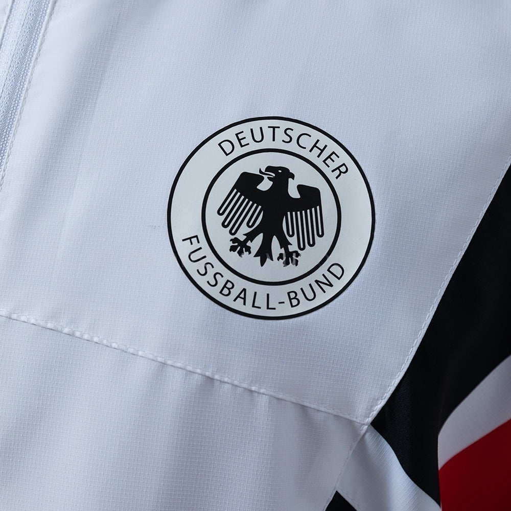 Germany Windbreaker 1996 White Football Soccer Jacket