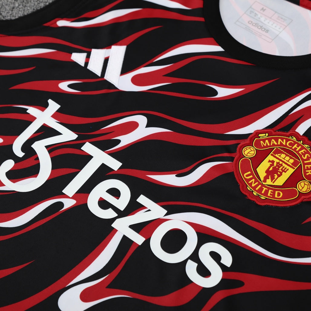 Manchester United Vest Set Training Tracksuits 25/26 Football Kit Soccer Jersey