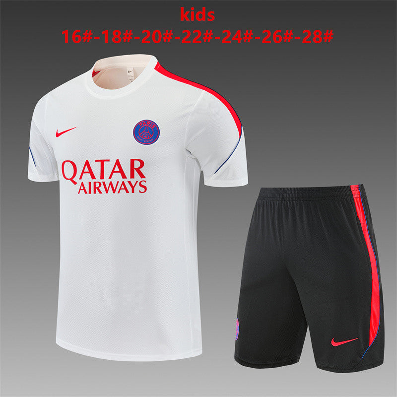 Kids PSG Training Tracksuits 2026-2027 Football Kit Soccer Jersey