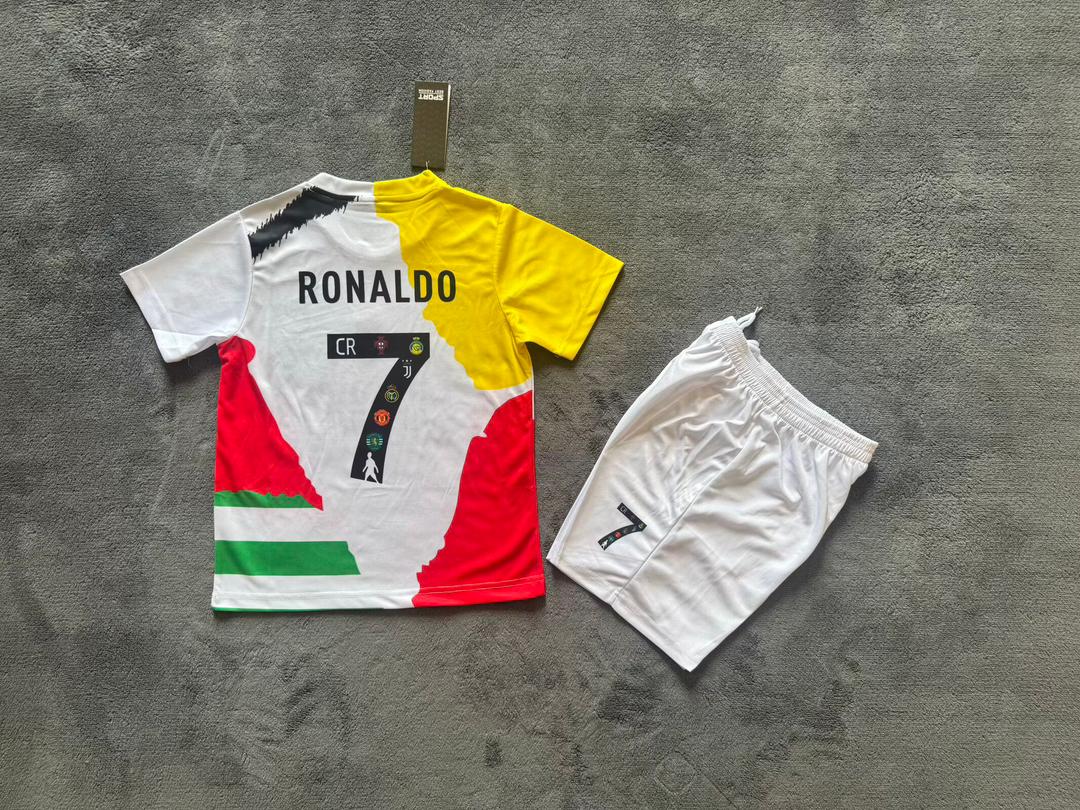 Kids Ronaldo Jersey 25/26 All Team Football Kit