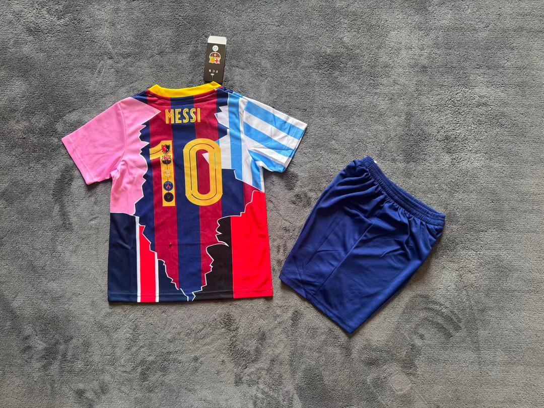 Kids Messi Jersey All Club Team 25/26 Football Kit Soccer Jersey