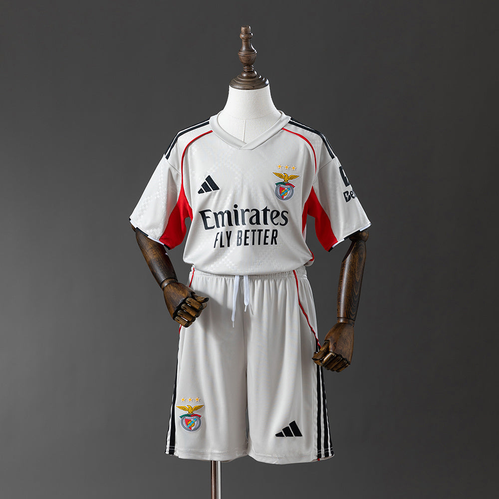 Kids Benfica Jersey 25/26 Away Football Kit