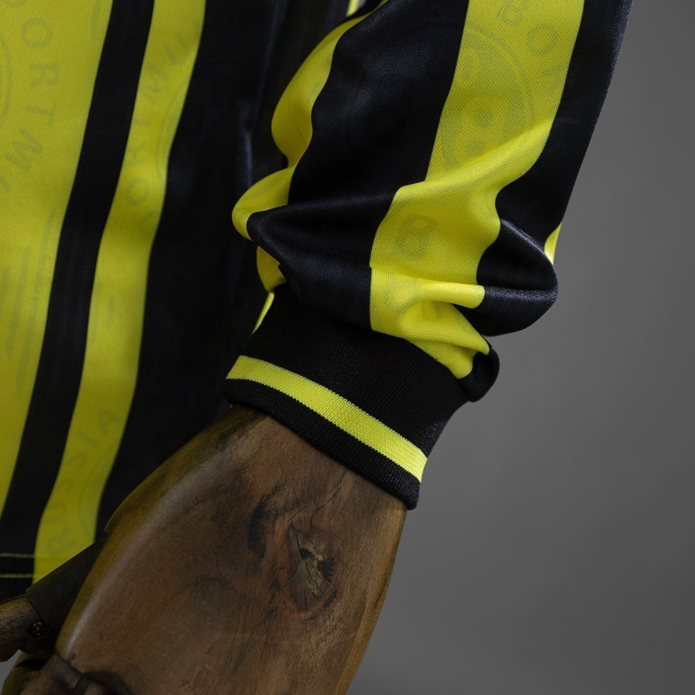 Dortmund Home Jersey 1996-97 Retro Football Kit Long Sleeves