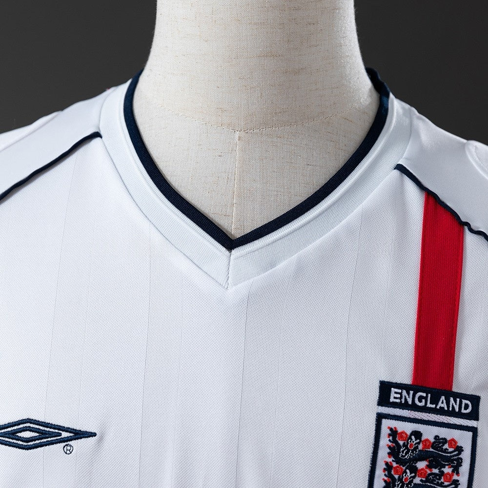 England Jersey 2002 Home Retro Football Kit