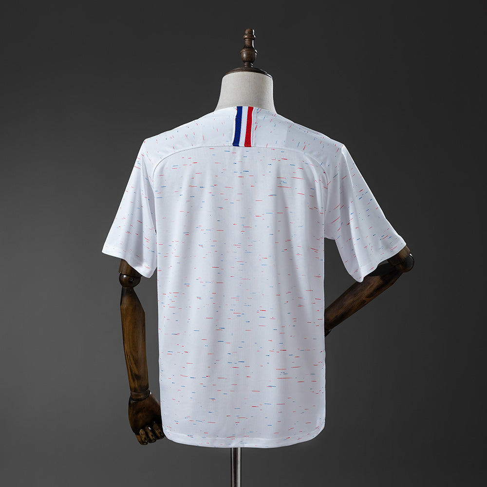 France Away Jersey 2018 World Cup Retro Football Kit Soccer Shirt