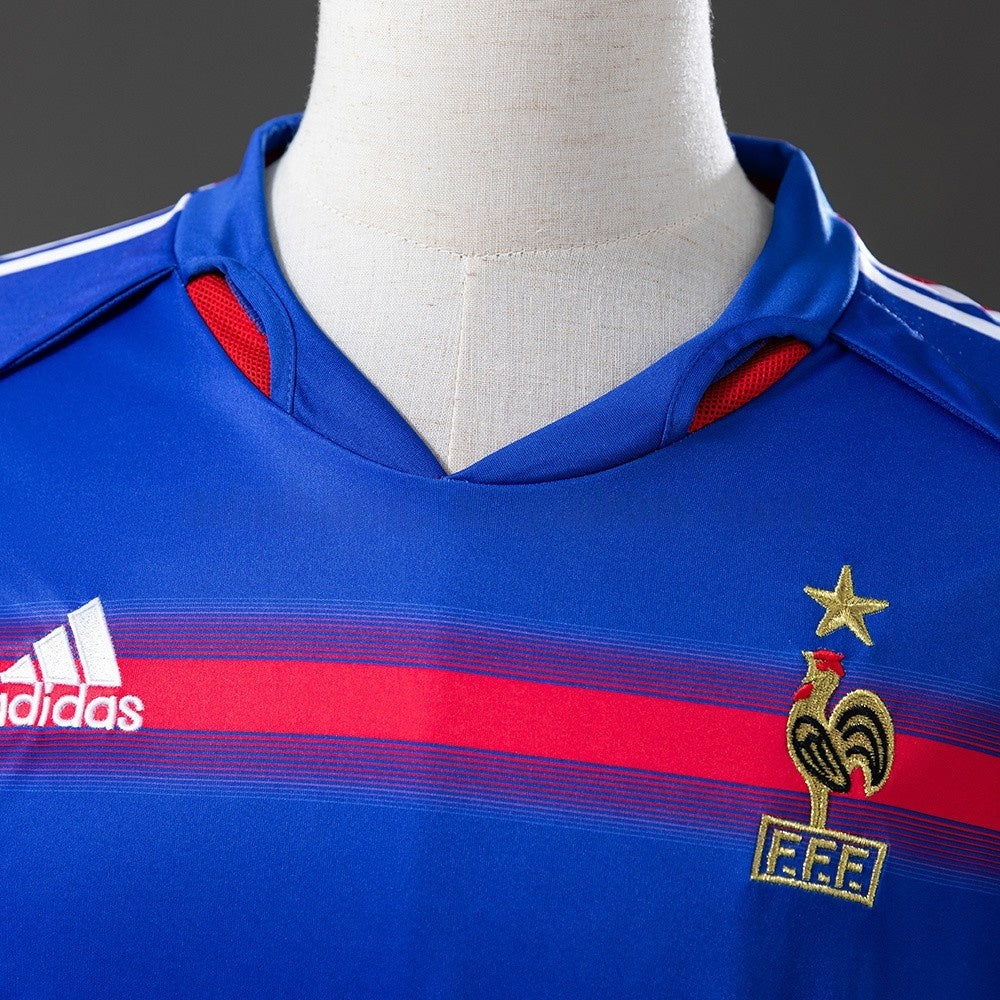 France Jersey 2004 Home Retro Football Kit