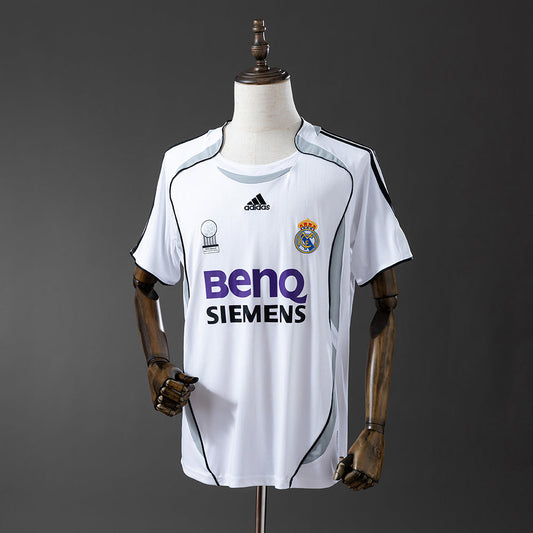 Real Madrid Jersey 2006-07 Home Retro Football Kit