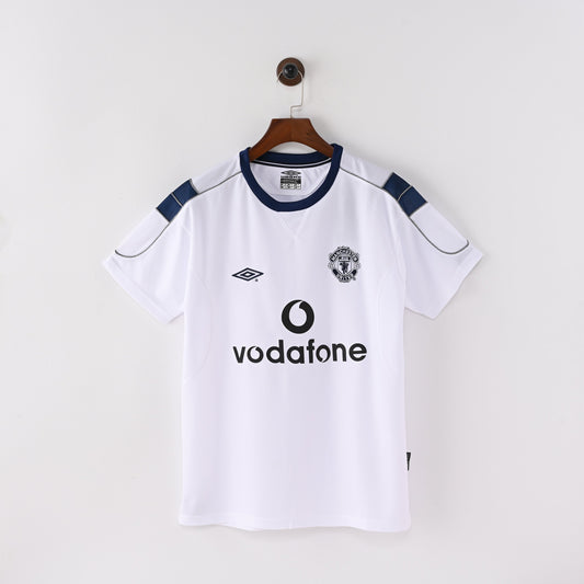 Retro Manchester United Jersey 1999 2000 Away Football Kit Soccer Shirt
