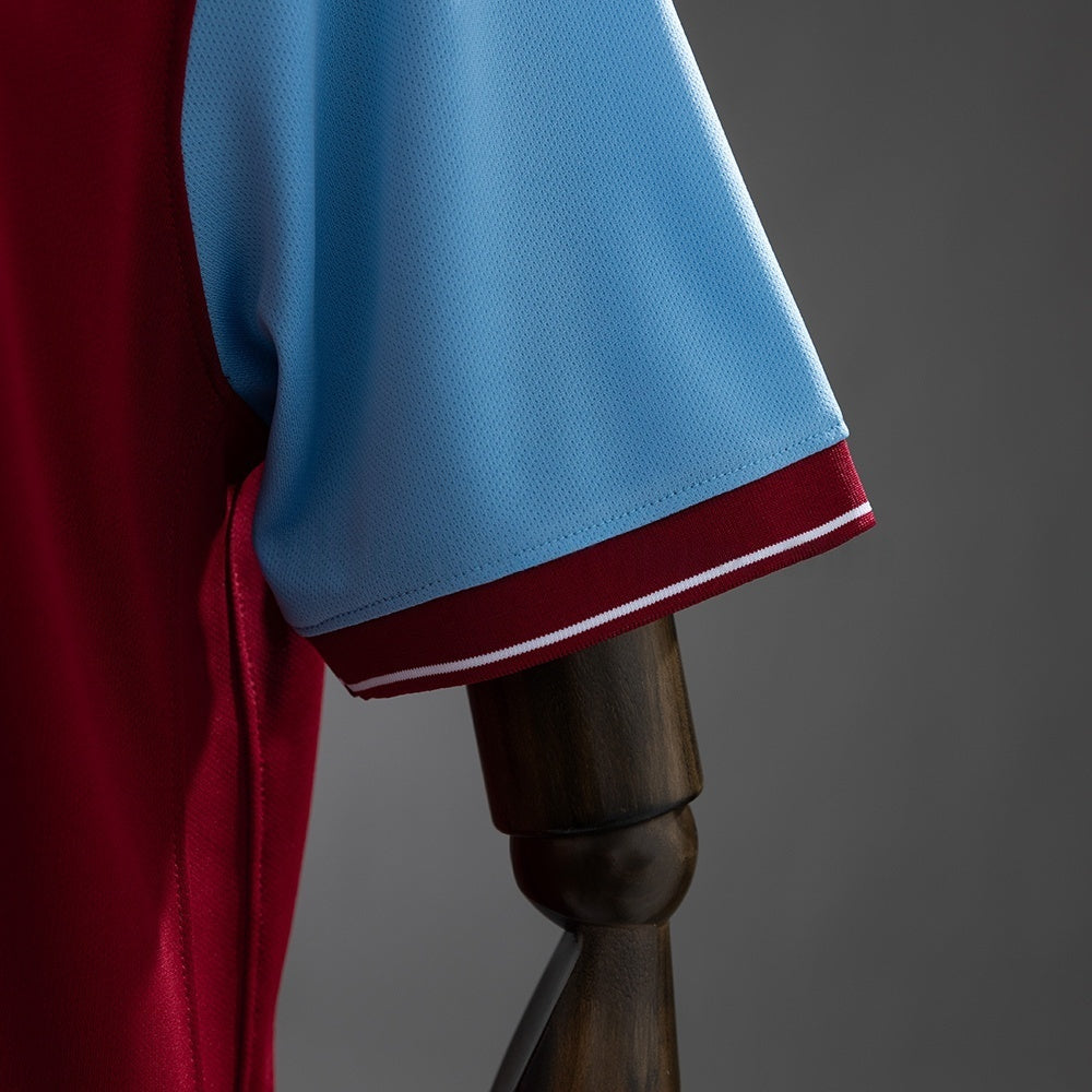 Retro Aston Villa Home Jersey 2009-10 Football Kit Soccer Shirt