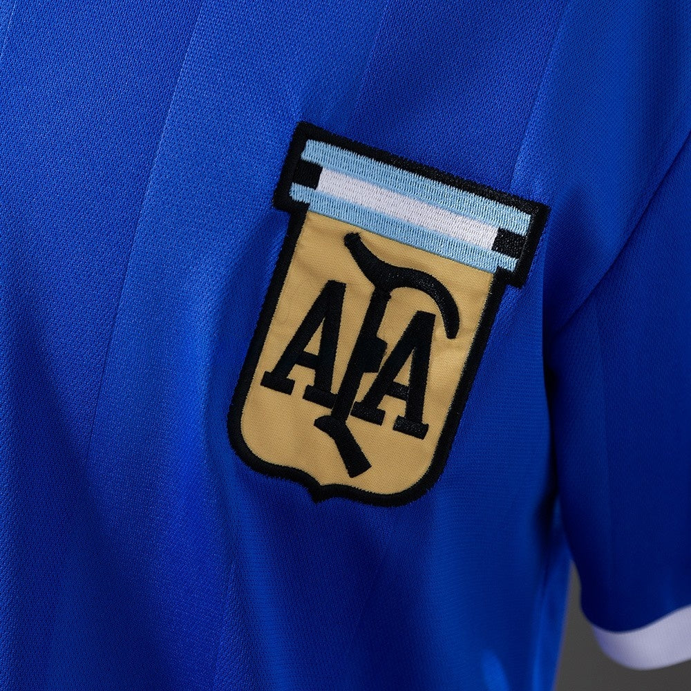 Argentina Jersey 1986 Away Retro Football Kit