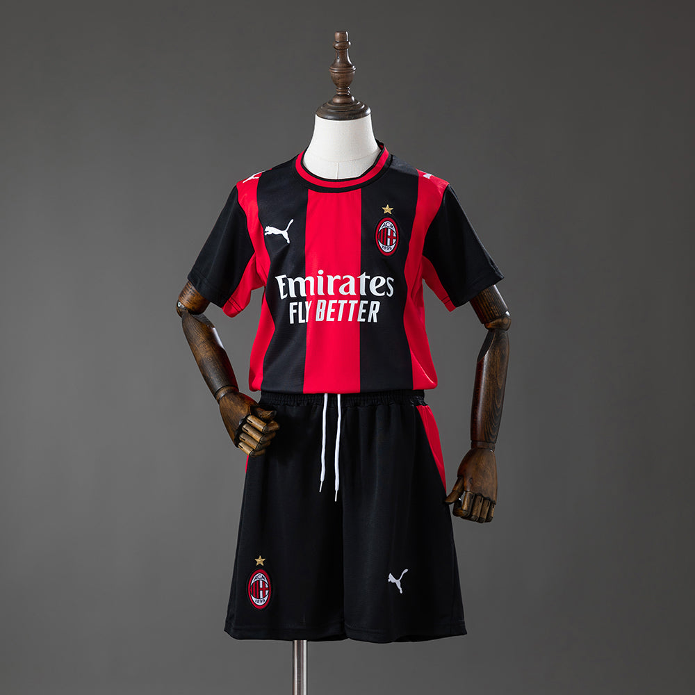Kids AC Milan Home Jersey 2026-2027 Football Kit Soccer Shirt