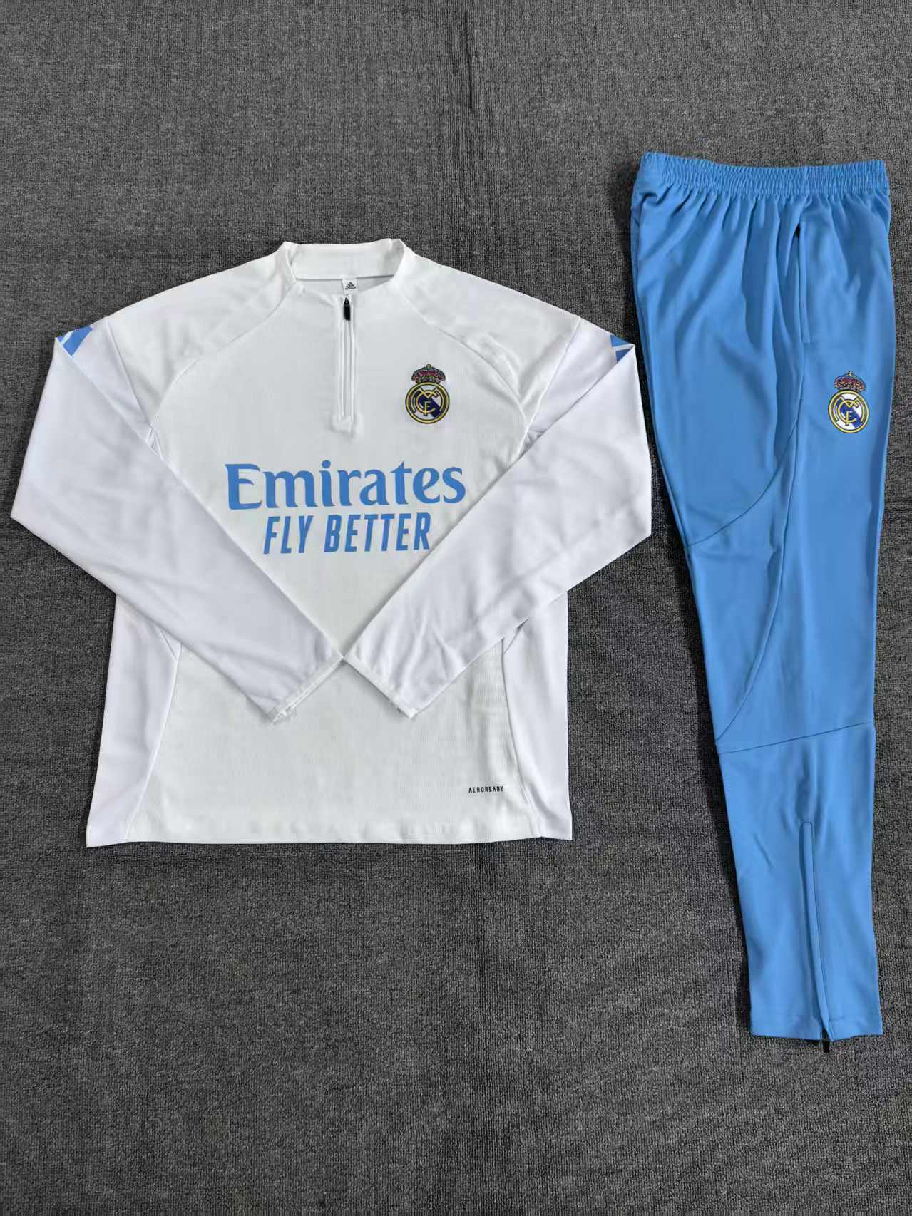 Kids Real Madrid Training Tracksuits 25/26 Football Kit Soccer Jersey