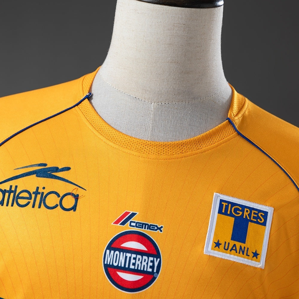 Club Tigres Home Jersey 2005-2006 Retro Football Kit Soccer Shirt