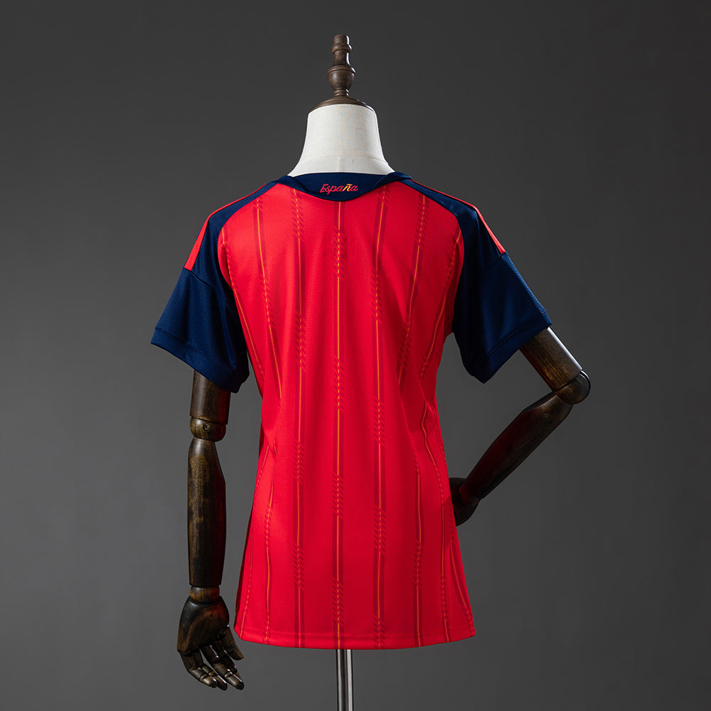2-Star Women Spain Home Jersey 2026 World Cup Champion Football Kit Soccer Shirt