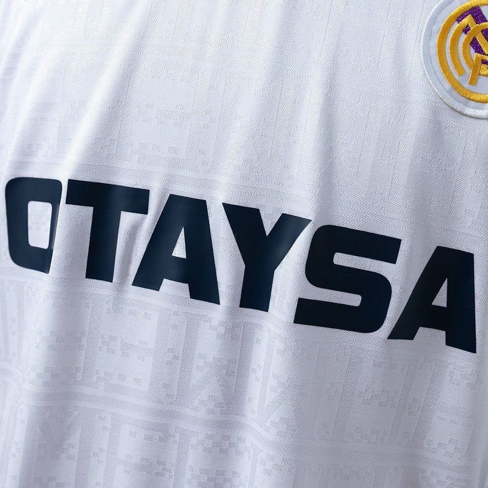 Real Madrid Jersey 1990-92 Home Retro Football Kit