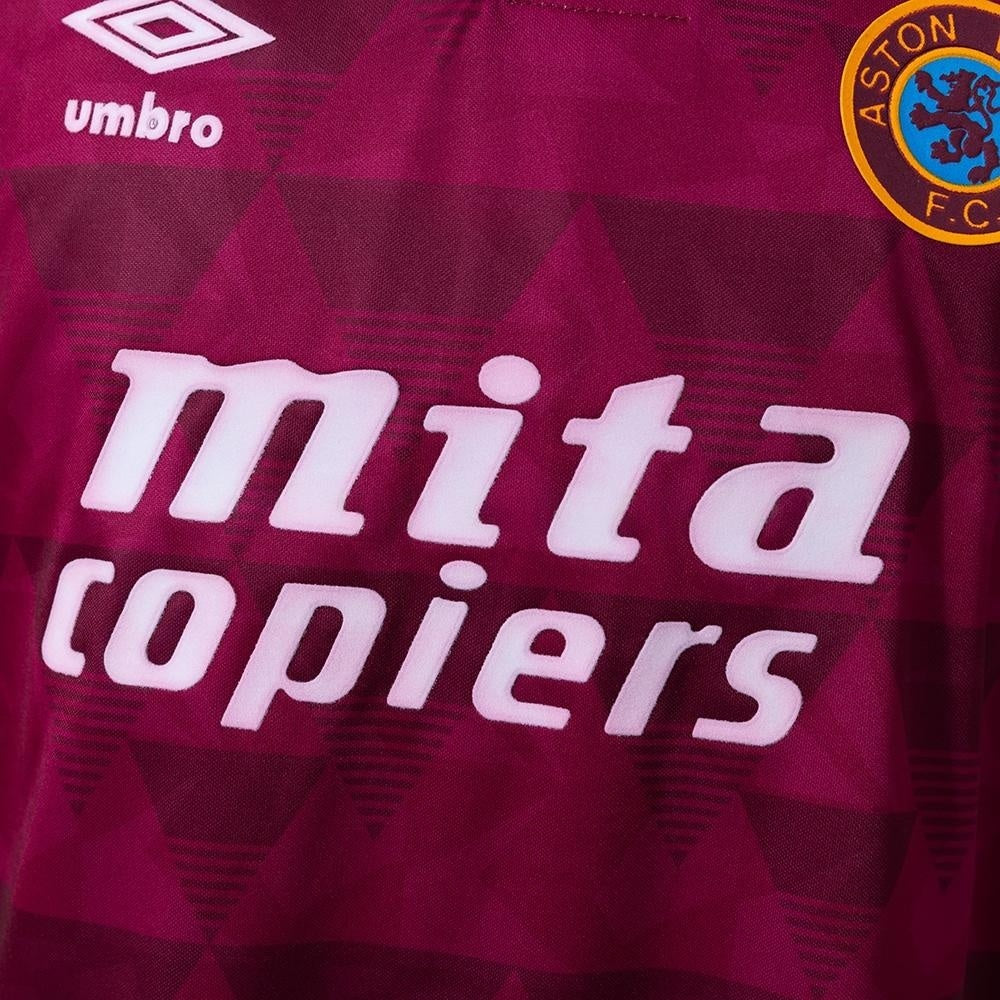 Retro Aston Villa Home Jersey 1998 Football Kit Soccer Shirt