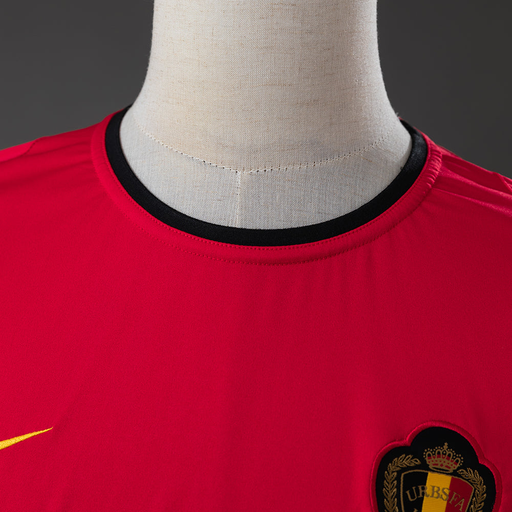 Belgium Home Jersey 2002 World Cup Football Kit Soccer Shirt