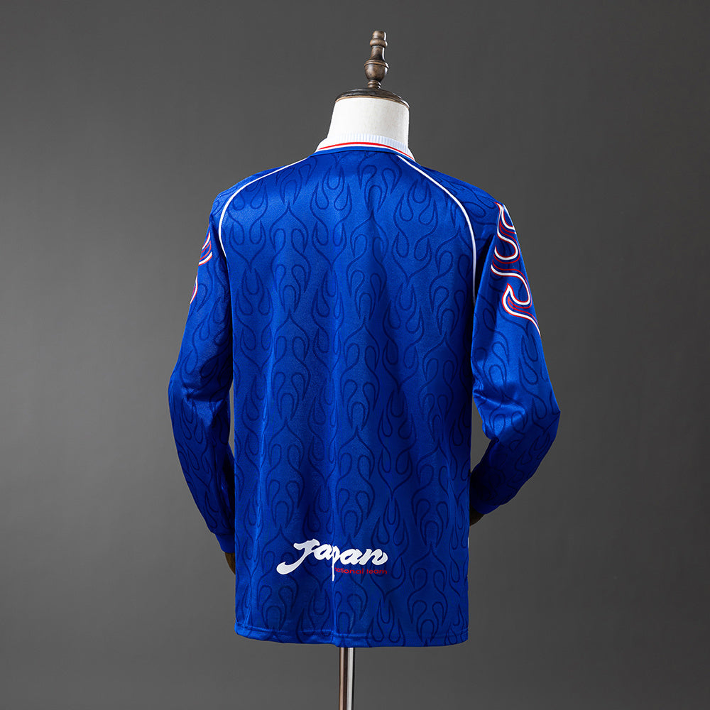 Japan Jersey 1998 Home Retro Kit Long Sleeves