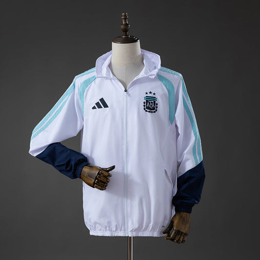 Argentina Jacket 2026 Football Soccer Windbreaker