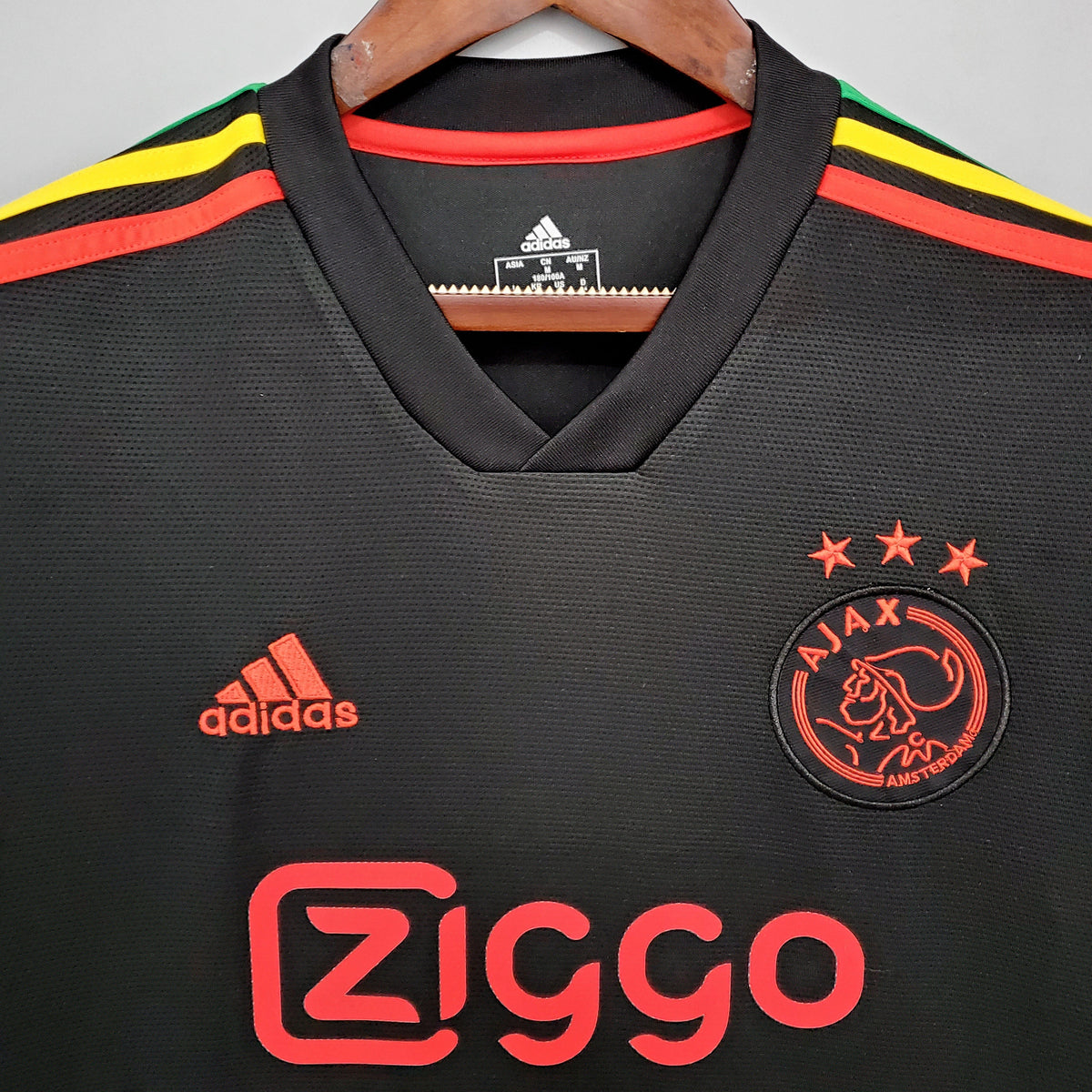 Retro Ajax Third Jersey 21/22 Football Kit Bob Marley
