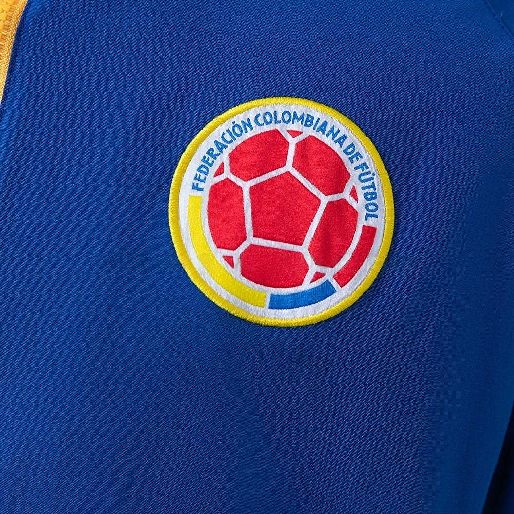 Colombia Windbreaker 1998 Blue Football Soccer Jacket