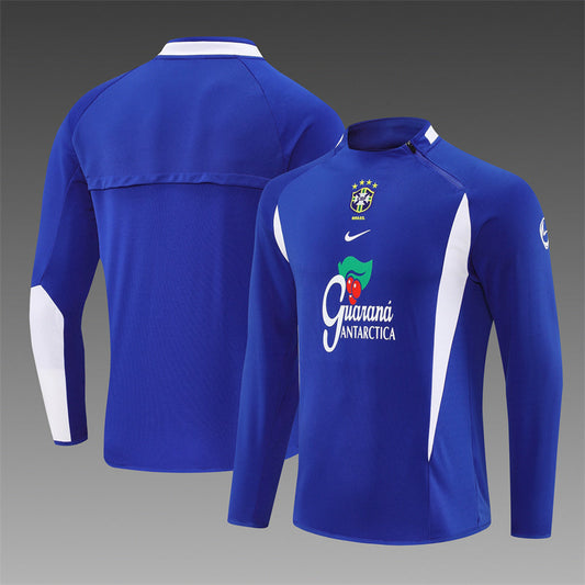 Retro Brazil Training Tracksuits 2002 Football Kit Soccer Jersey