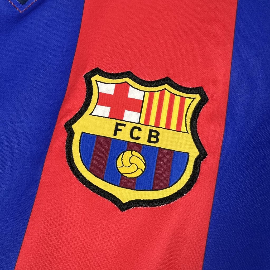 Barcelona Home Jersey x Olivia Rodrigo 2003-2004 Retro Football Kit Soccer Shirt
