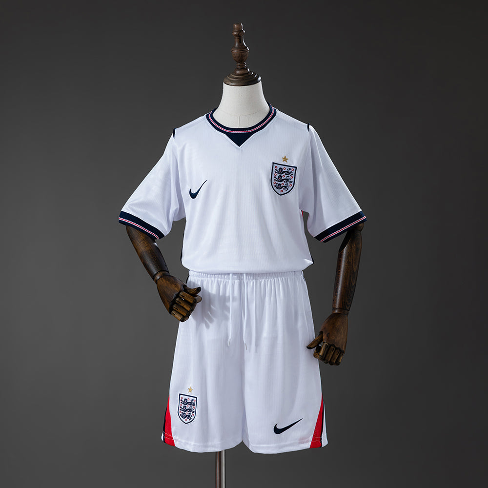Kids England Home Jersey 2026 World Cup Football Kit Soccer Shirt