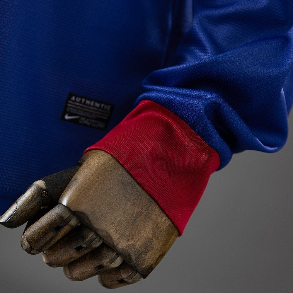 Barcelona Jersey 2012-13 Retro Home Football Kit Long Sleeves
