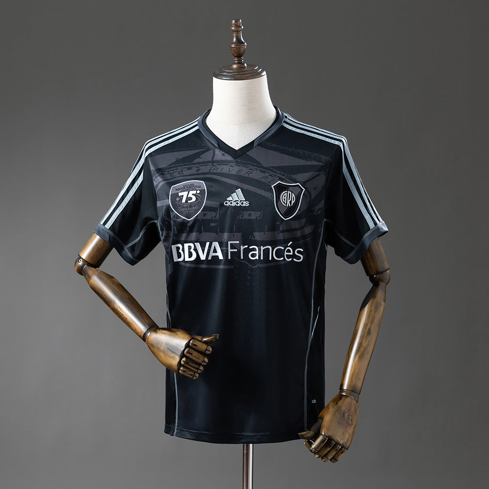 River Plate Jersey 2013-14 Black Retro Football Kit