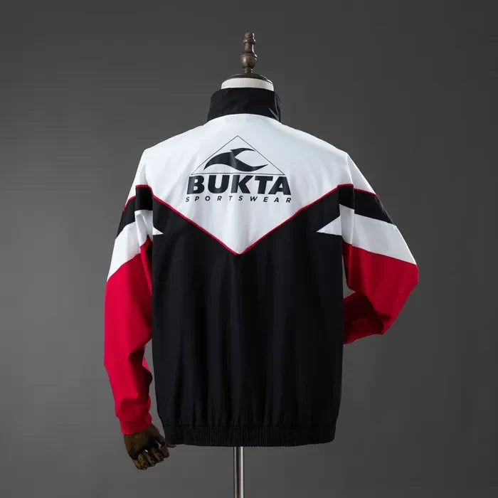 Sevilla Windbreaker 1992-93 Black White Football Jacket