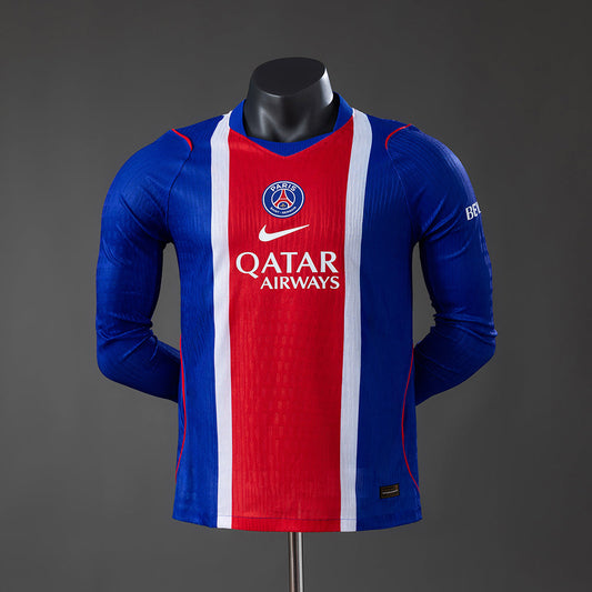 Player Version PSG Home Jersey 2026-2027 Long Sleeves Football Kit Soccer Shirt