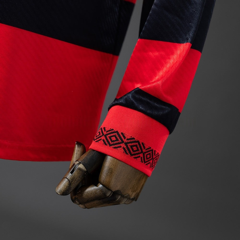 Flamengo Jersey 1994-95 Home Retro Kit Long Sleeves