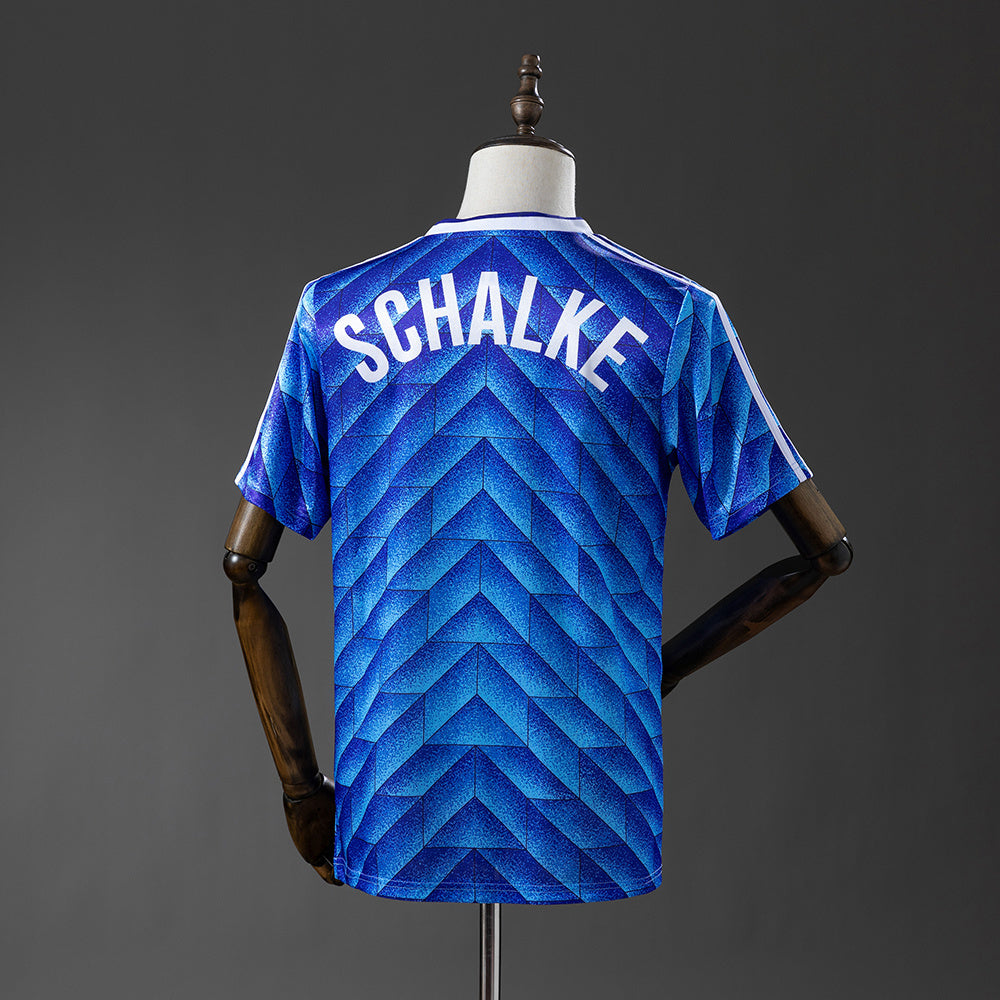 Schalke 04 Jersey 1988-89 Home Retro Football Kit