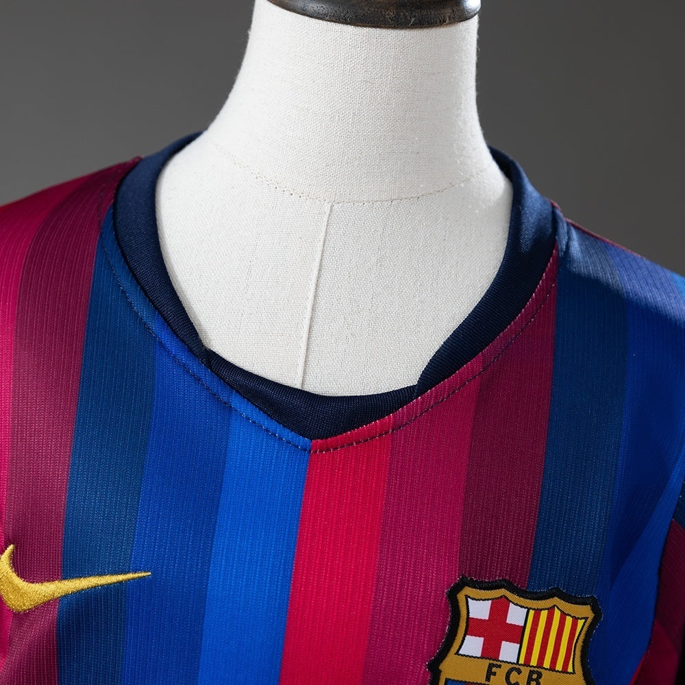 Kids Barcelona Home Jersey 2026-2027 Football Kit Soccer Shirt