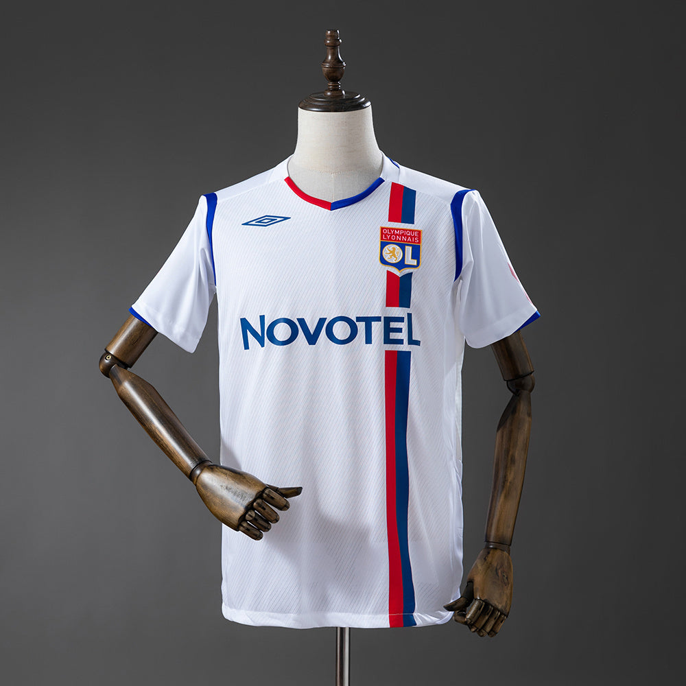 Olympique Lyonnais Jersey 2008-09 Home Football Kit Soccer Jersey