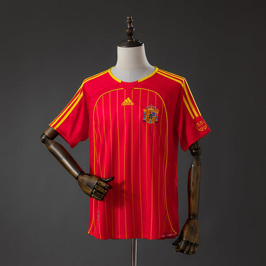 Spain Home Jersey 2006 Retro Football Kit Soccer Shirt