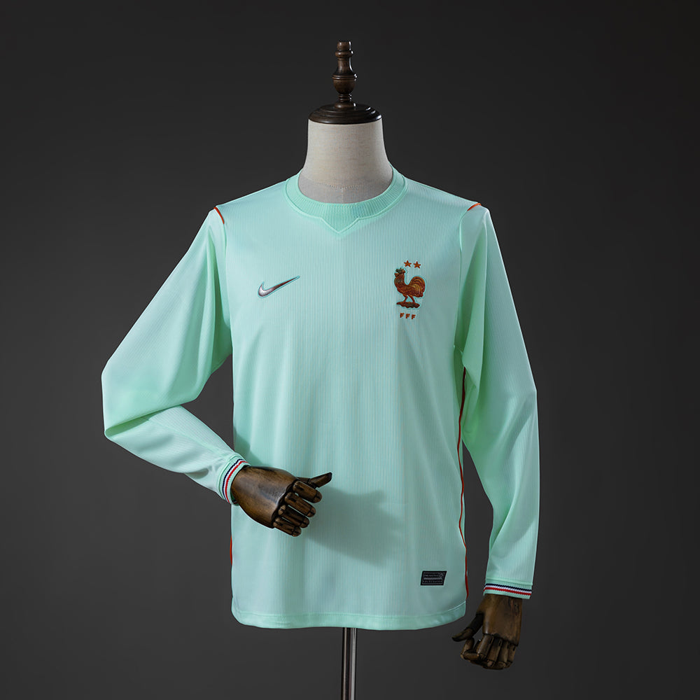 France Away Jersey 2026 World Cup Long Sleeves Football Kit Soccer Shirt