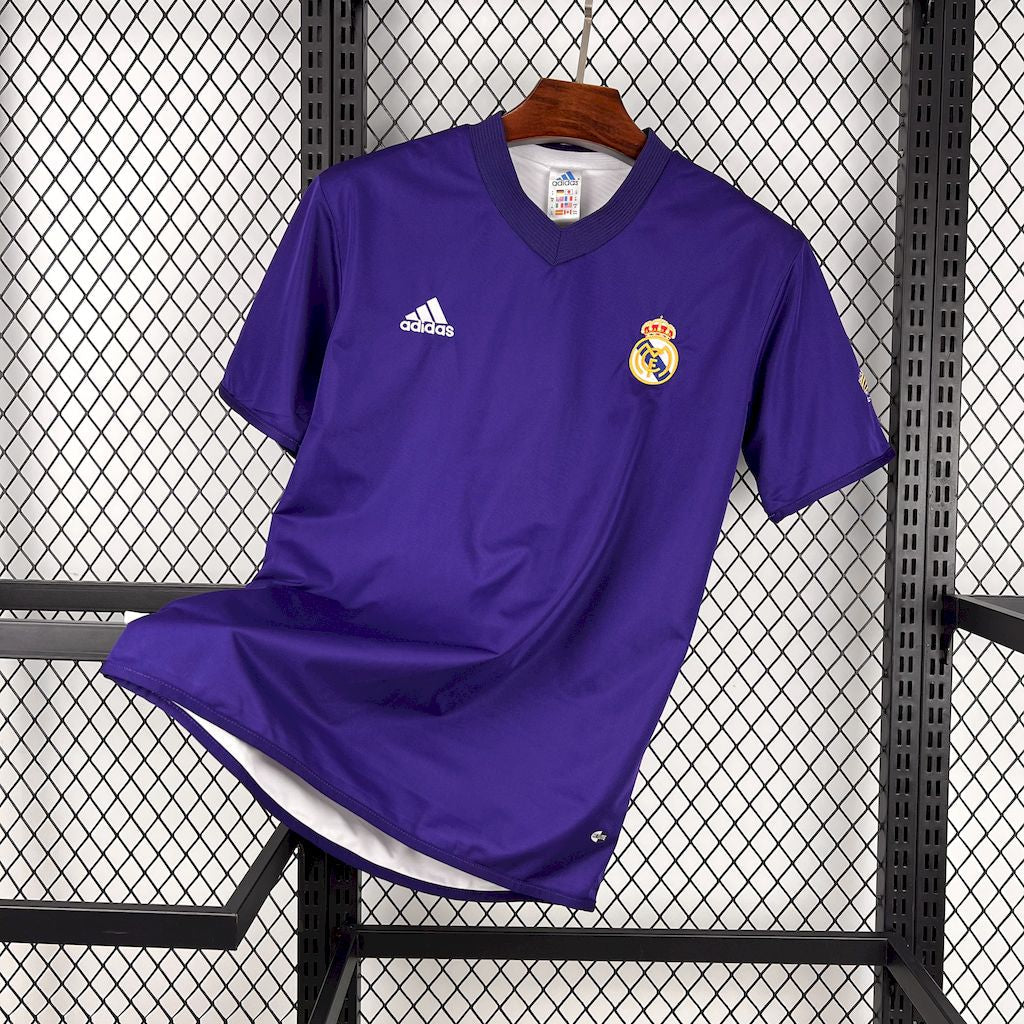 Retro Real Madrid Jersey 2002-03  Third Reversible Double-sided Football Kit Soccer Jersey