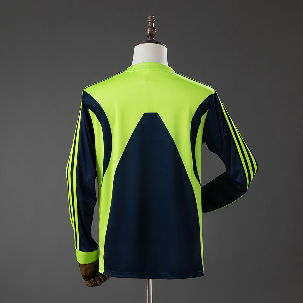 Real Madrid GK Jersey 1999-2000 Long Sleeves Retro Football Kit Soccer Shirt