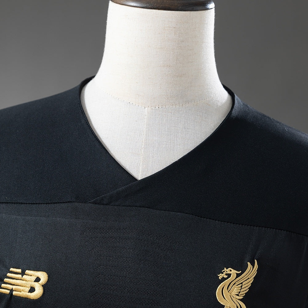 Retro Liverpool Black Jersey 2019-20 Football Kit Soccer Shirt