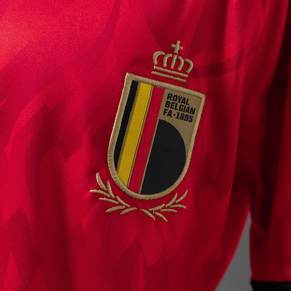 Kids Belgium Home Jersey 2026 World Cup Football Kit Soccer Shirt