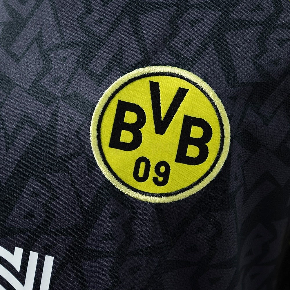 Dortmund Jersey 1995-96 Away Retro Football Kit Long Sleeves
