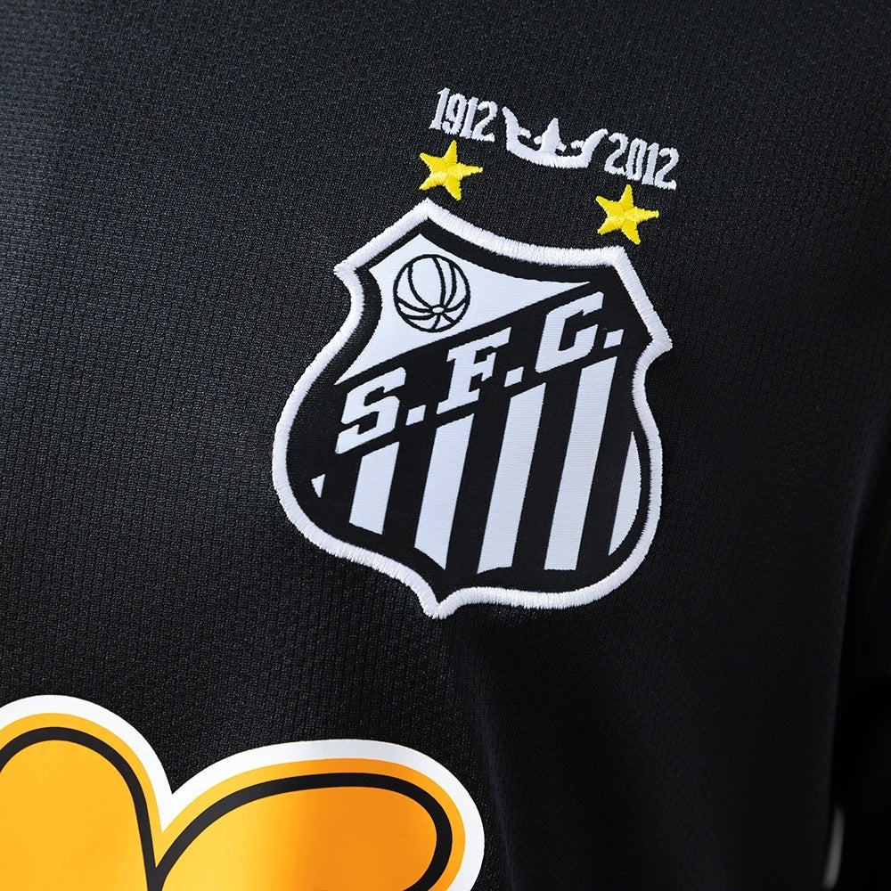 Santos Away Jersey 2012-13 Long Sleeves Retro Football Kit Soccer Shirt